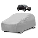 Car Cover Compatible with Venue with Mirror Pocket, Water Resistant, Triple Stitched, Venue Car Cover- Plain Silver