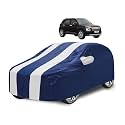 Car Cover Compatible with Venue with Mirror Pocket, Water Resistant, Triple Stitched, Venue Car Cover- Navy-White