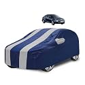 Car Cover Compatible with Verna (Model : 2023-To Till Date) with Mirror Pocket, Water Resistant, Triple Stitched, Verna Car Cover- Navy Silver