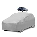 Car Cover Compatible with Verna (Model : 2023-To Till Date) with Mirror Pocket, Water Resistant, Triple Stitched, Verna Car Cover- Plain Silver
