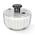CAROTE 6.4 Qt Salad Spinner Large Lettuce Spinner Plastic Vegetable Fruit Washer, Vegetable Cleaner Salad Cleaner Lettuce Washer, Non-Slip Base, BPA-Free
