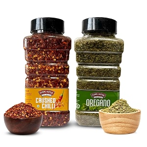 carpe victus oregano amp chilli flakes seasoning combo  400g  200g  herbs amp spices