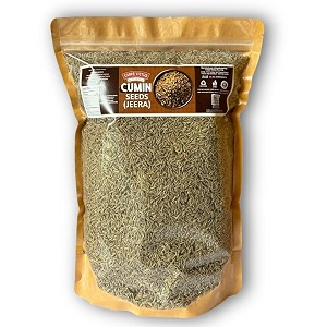 carpe victus bold cumin seeds - 1kg  pure fine quality jeera seeds for cooking everyday indian spices for unique flavor and taste