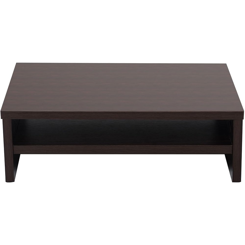 Long Desktop Riser Wooden Computer Long Monitor Stand, Monitor Riser Desk Shelf Desktop ...