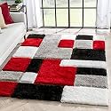 Handmade 3D Edge Collection Microfiber &amp; Polyester Silk Touch Rugs, Size 8x10 feet
