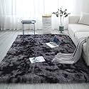 Micro Silk Fiber Soft Handwoven Plain California Premium Shaggy Modern Rug (7x10 feet)