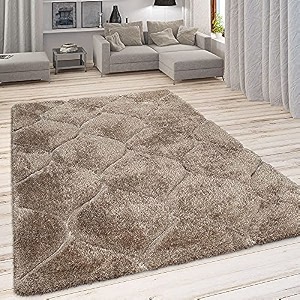 modern soft shaggy rugs fluffy home decorative for living room 2-inch thick carpet size 6x9 feet