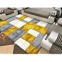 Modern Soft Shaggy Rugs Fluffy Home Decorative for Living Room 2-inch Thick Carpet Square [Size 6x6 feet]