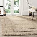 Modern Soft Shaggy Rugs Fluffy Home Decorative for Living Room 2-inch Thick Carpet Square [Size 6x6 feet]