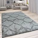 Modern Soft Shaggy Rugs Fluffy Home Decorative for Living Room 2-inch Thick Carpet Square [Size 8x8 feet]