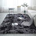 Modern Soft Shaggy Rugs Fluffy Home Decorative for Living Room 2-inch Thick Carpet [Size 6x8 feet]