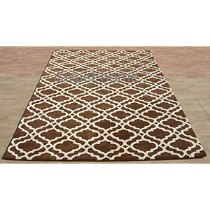 export quality handmade woolen carpet for home living room and for hall brown amp ivory 12 x 15
