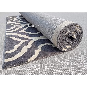export quality handmade woolen carpet for home living room and for hall dark grey 8 x 10