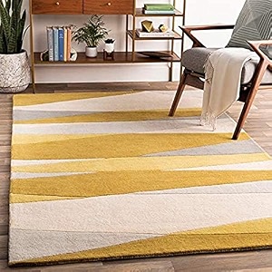 export quality handmade woolen carpet for home living room and for hall yellow amp grey 9 x 12