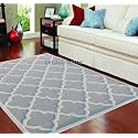 Export Quality Handmade Woolen Carpet for Home Living Room and for Hall. (Grey, 2 x 6)