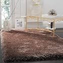Carpet for Living Room 4x6 feet Thick Extra Soft and Fluffy Shaggy Rugs for Living Room Carpets for Bedroom Light Brown
