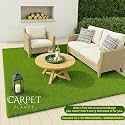 High Density Artificial Grass Carpet (Green 3-Tone) Mat for Balcony, Lawn, Door (35 MM,4 X 83 FEET)