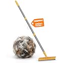 Carpet Rake for Pet Hair - 60" Handle, No Bending or Kneeling