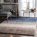 Classie Ombre Pattern Shag Area Rectangular Rug