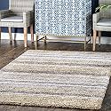 Classie Ombre Pattern Shag Area Rectangular Rug