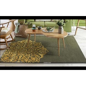 Carpets and Rugs Handwoven Woolen Thick Floral