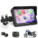 Carpuride W502T PRO 5" Motorcycle with CarPlay & Android Auto & TPMS