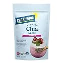 Carrington Farms Organic Chia Seeds 14 oz - Nutrient-Dense Whole Seeds for Chia Pudding, Smoothies, Overnight Oats & Baking | Omega-3, Fiber & Plant Protein | Vegan, Keto, Non-GMO