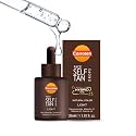 Carroten Face & Body Self Tan Drops Light, Natural Buildable Glow, 1oz