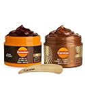 Carroten Intensive + Gold Shimmer Tanning Gel Set, 5 oz Each + Spatula