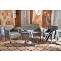 Carry Bird 4 Piece PE Wicker Rattan