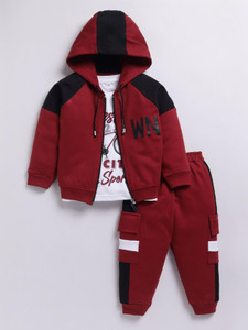 carrydreams boys casual jacket t-shirt trouser