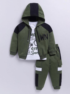 carrydreams boys casual jacket t-shirt trouser