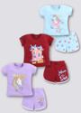 carrydreams Girls Casual Top Shorts