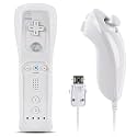 Carryollz Wii Remotes, Compatible with Nintendo Wii/Wii U, Wii Controller with Nunchuck, with Silicone Case and Wrist Strap