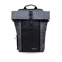 CarryPro HOBO25 V3.0 Roll-Top Zipper Laptop and Camera Travel Backpack (25-30L), Fits 16'' Inch Laptop, Removable Camera Box, Water-Resistant + Raincover, 2-Yr Warranty – For Work, College &amp; Travel