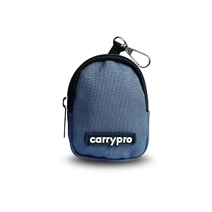 carrypro pro coin pouch with zipper for multipurpose usage for adults and kids medium size pack of 1 space grey