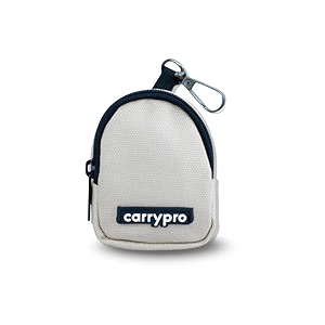 carrypro pro coin pouch with zipper for multipurpose usage for adults and kids medium size pack of 1 mist grey