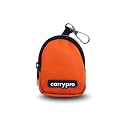 CarryPro PRO Coin Pouch with Zipper for Multipurpose Usage for Adults and Kids, Small Size, Pack of 1 (Hot Orange)