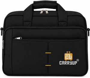 carryup men  women black messenger bag