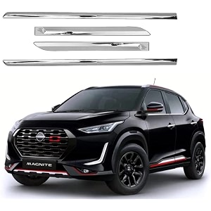 carshade full chrome set of 4pcs side beading side cladding compatible for magnite