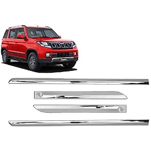 carshade full chrome set of 4pcs side beading side cladding compatible for tuv 300