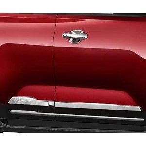 carshade full chrome set of 4pcs side beading side cladding compatible for sonet