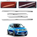 CARSHADE Full Chrome Set of 4pcs Side Beading Side Cladding Compatible for IGNIS (Sigma+Delta)