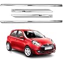 CARSHADE Full Chrome Set of 4pcs Side Beading Side Cladding Compatible for Pulse