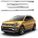 CARSHADE Full Chrome Set of 4pcs Side Beading Side Cladding Compatible for TIGAUN