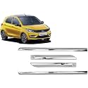CARSHADE Full Chrome Set of 4pcs Side Beading Side Cladding Compatible for Tiago (NRG)