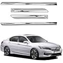 CARSHADE Full Chrome Set of 4pcs Side Beading Side Cladding Compatible for Accord