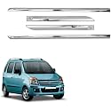 CARSHADE Full Chrome Set of 4pcs Side Beading Side Cladding Compatible for Wagon-R (Type IV) 2019