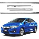 CARSHADE Full Chrome Set of 4pcs Side Beading Side Cladding Compatible for Honda City I-DTEC