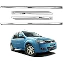 CARSHADE Full Chrome Set of 4pcs Side Beading Side Cladding Compatible for VERITO